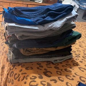 Lot of boys size M (approx 8-10) pants, used
